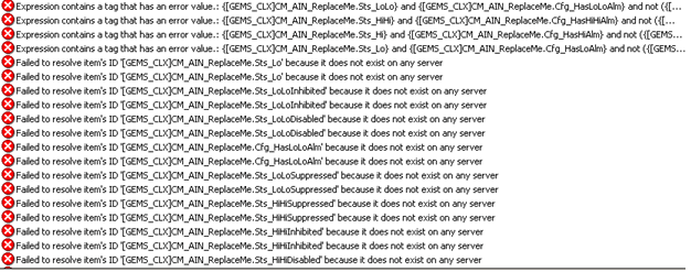 Server Diagnostic Errors