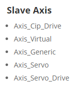 MAPC Slave Axis
